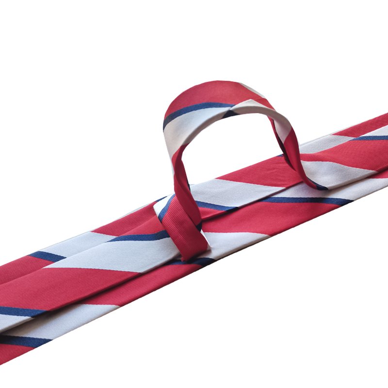 Custom Embroidery Logo Club Tie Polyester Necktie