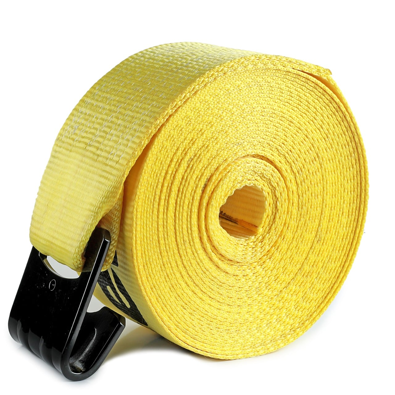 VINEET 4''x30' Heavy Duty Custom Yellow Winch Straps Trailer Strap Tie-Downs 4" winch strap with flat hook