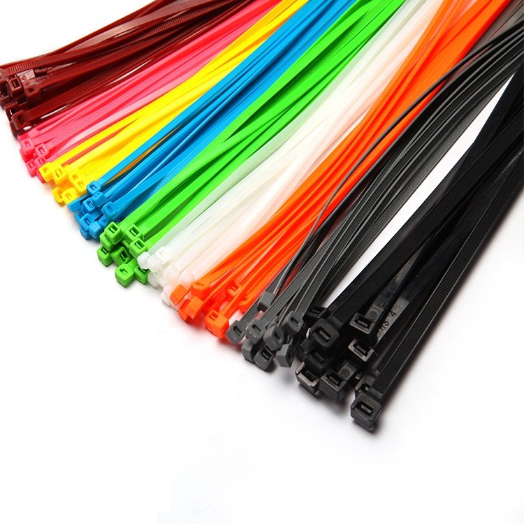 Customized Color Plastic Cable Ties 4.8*450mm Heavy Duty Nylon66 Cable Zip Tie Nylon Tag