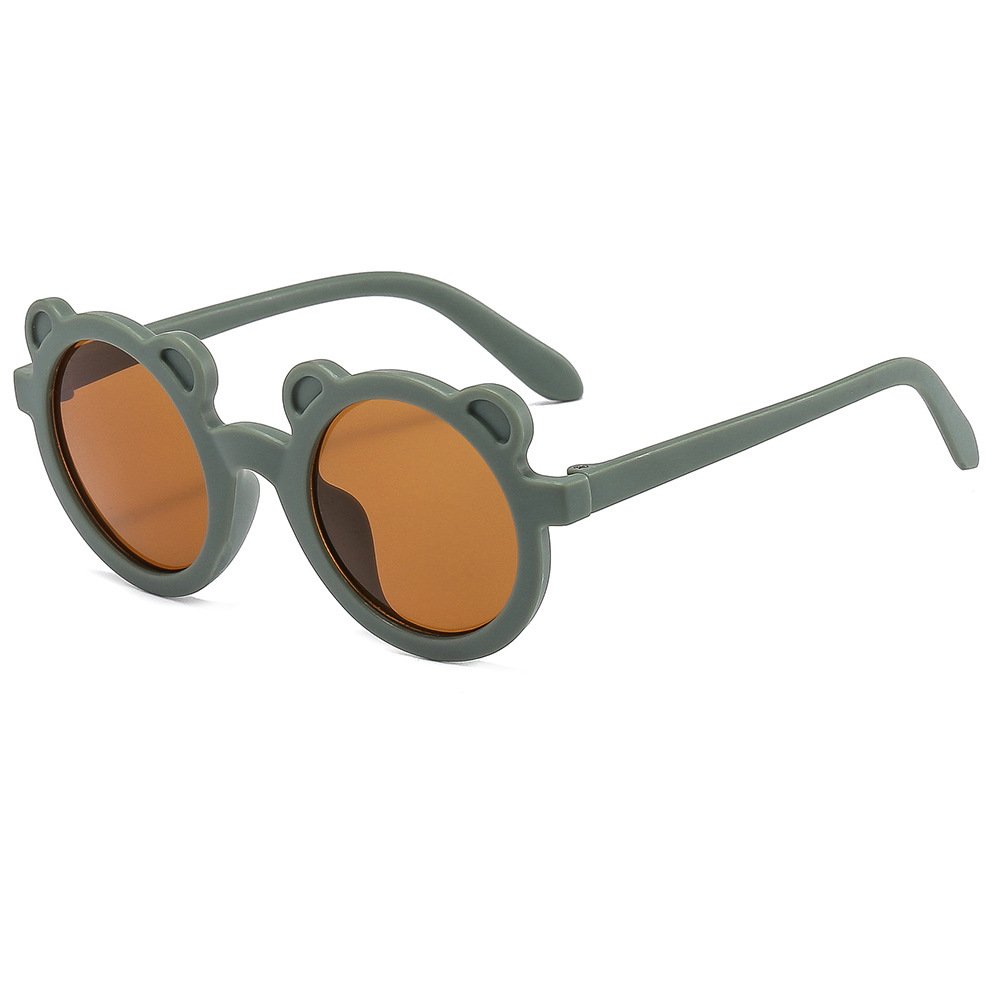 2024 New Bear Children's Sunglasses Super Cute Sunshade Sunglasses For Photos Cartoon Baby Uv Protection