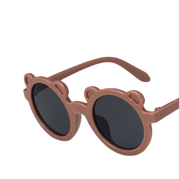 2024 New Bear Children's Sunglasses Super Cute Sunshade Sunglasses For Photos Cartoon Baby Uv Protection