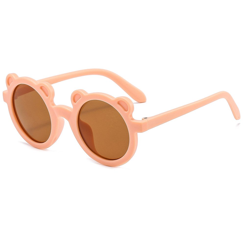 2024 New Bear Children's Sunglasses Super Cute Sunshade Sunglasses For Photos Cartoon Baby Uv Protection