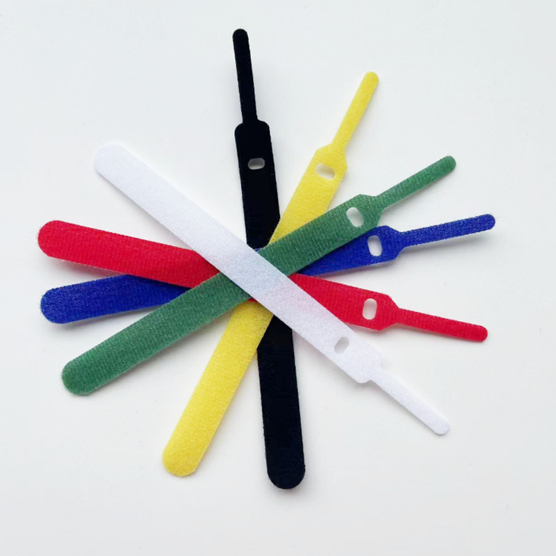 Colorful Flexible Double Side Nylon Carry Self Organizers magic Tie Straps Adjustable Hook Loop Cable Tie