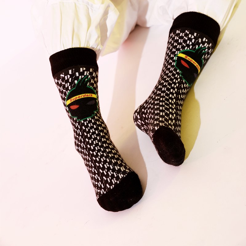 Custom Print Socks Logo Men's Fashion High Quality Tie Dye Sock Women