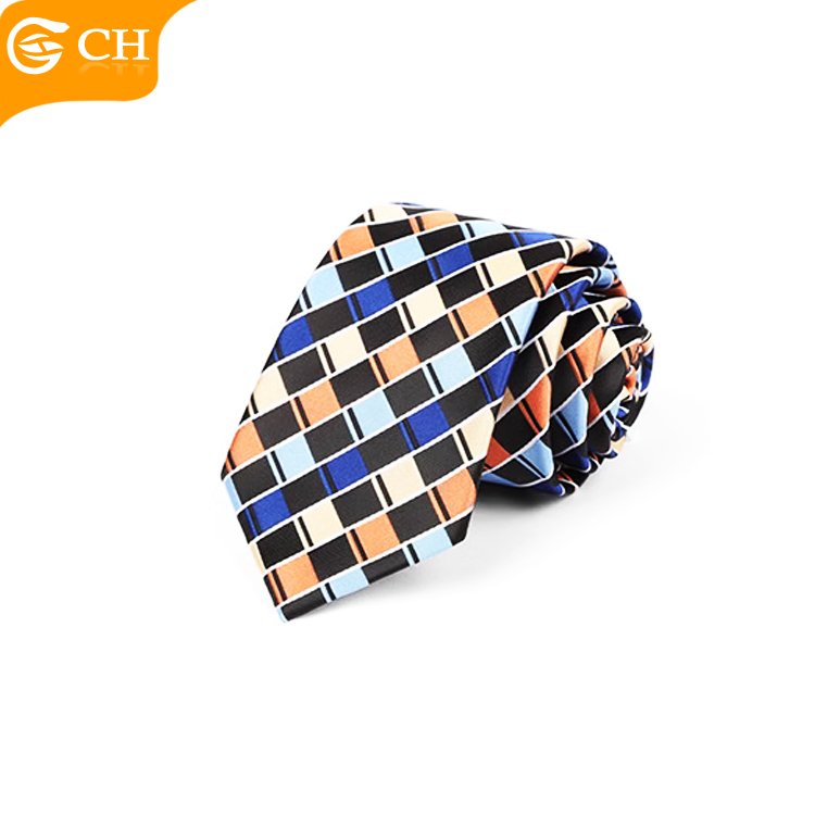 Good Quality Manufacturers Designer Suit Woven Polyester Neckties For Men Personalized Colorful Striped Custom Western Tie