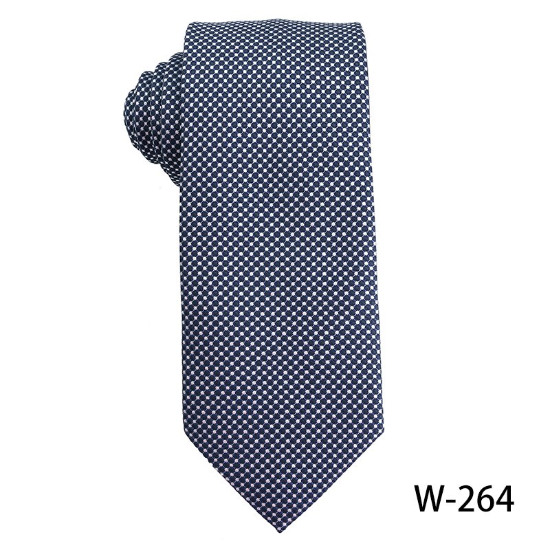 Navy Blue Handmade Factory China Low MOQ ODM OEM High Quality Fashion 100% Polyester Fabric Wholesale Neck Tie