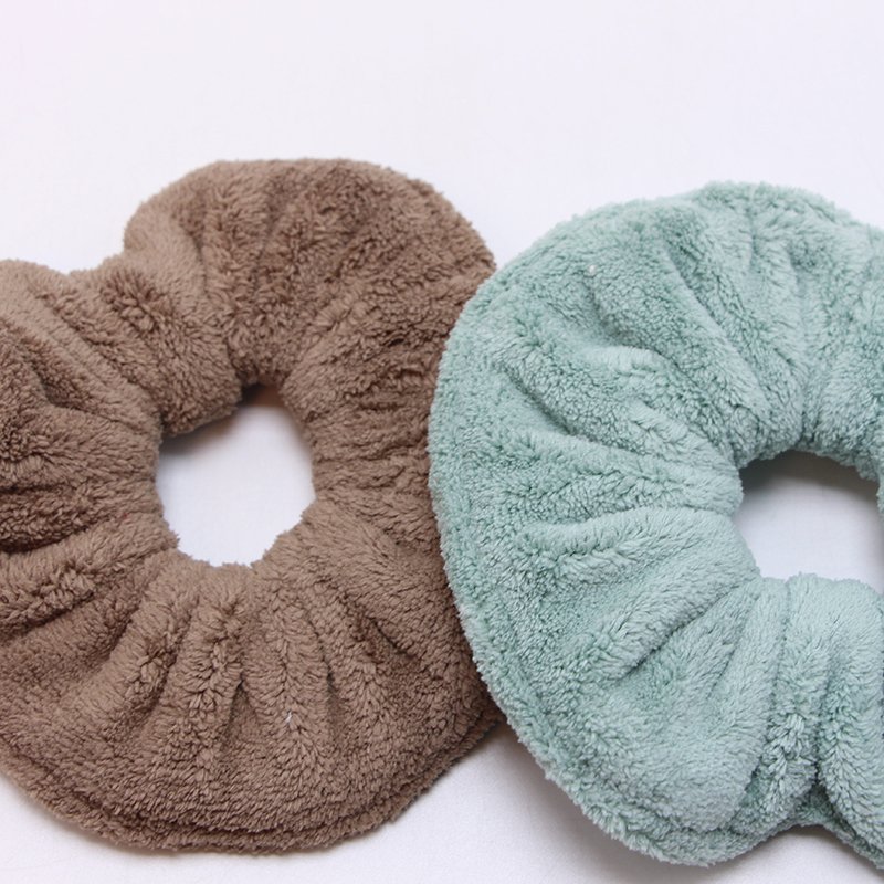 Soft xxl Bathroom Microfiber Hair Drying Scrunchies for Frizz Free Heating Hair Drying Towel Hair Bands