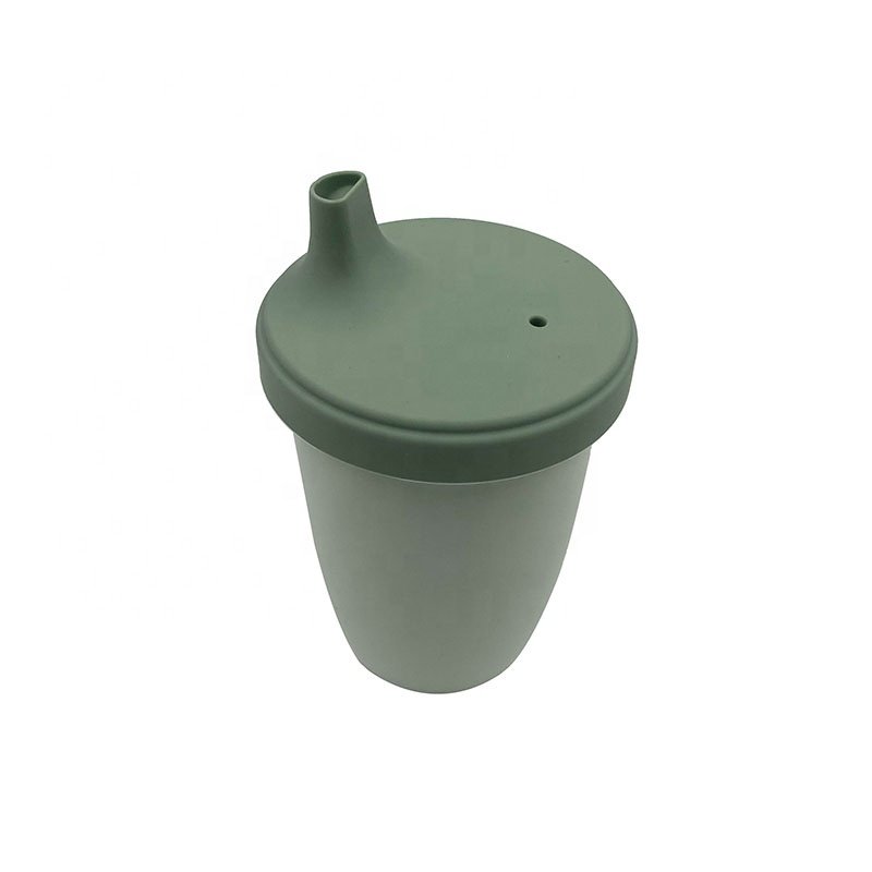 TT080 240ml Eco-friendly Durable Toddler Drinking Cup Learning Tumbler Tiny Open Cup DIY Drinking Cup Set