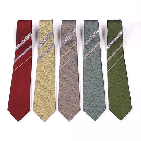 Hot sale high design quality fashion clothes 100% silk Jacquard fabric Neck tie Japanese traditional Woven