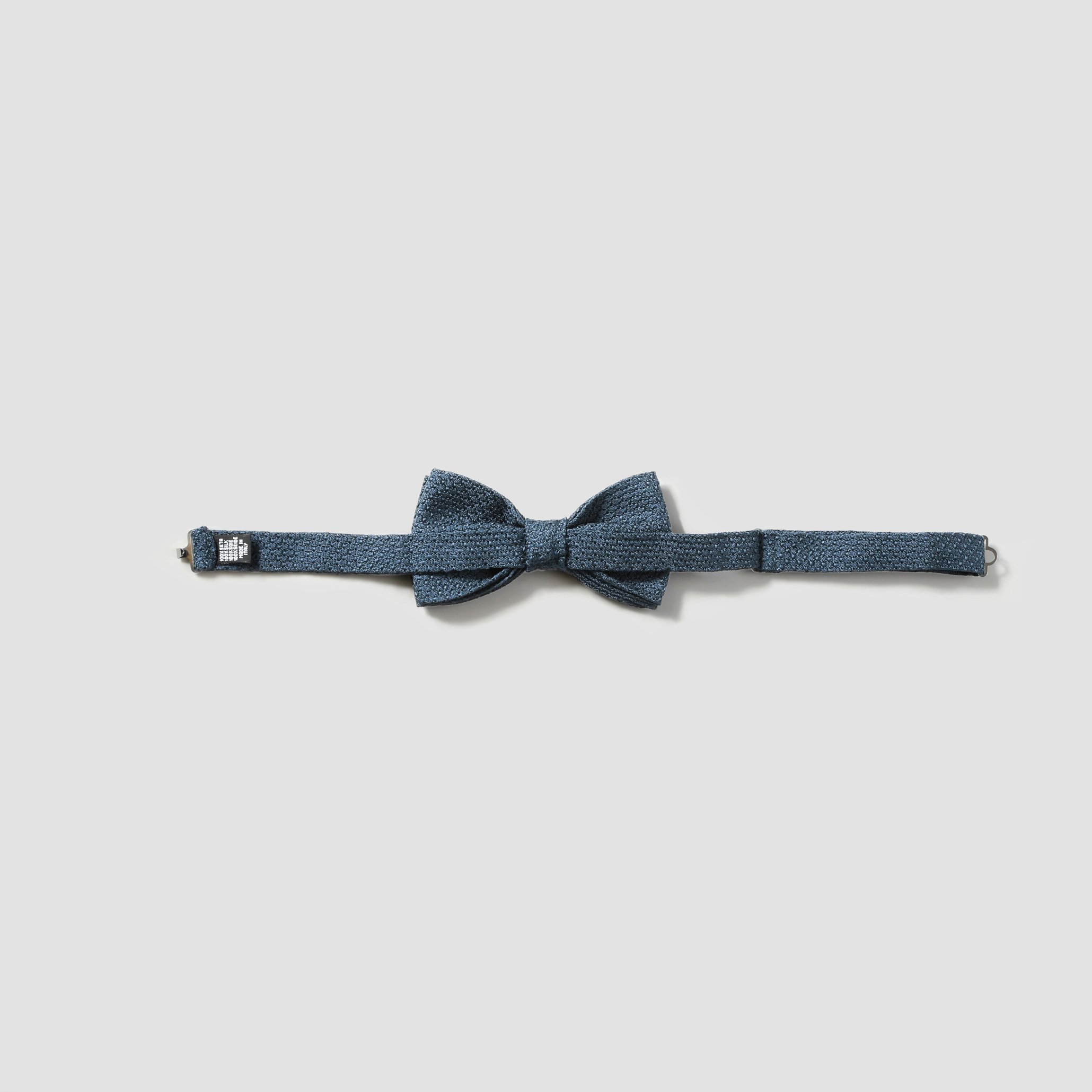Finest Men's Bow Ties - Denim Blue Bespoke Design - Luxurious 100% Silk for Special Occasions