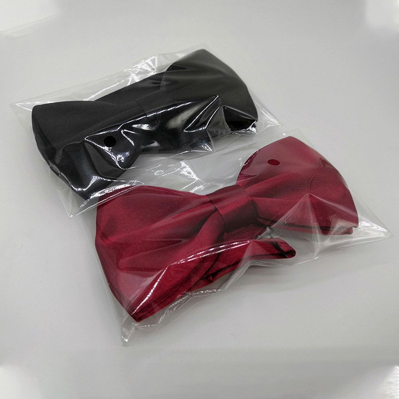 Wholesale Fashion Bow ties Mens Adjustable Solid Bowties Wedding Party Bow Tie For Men