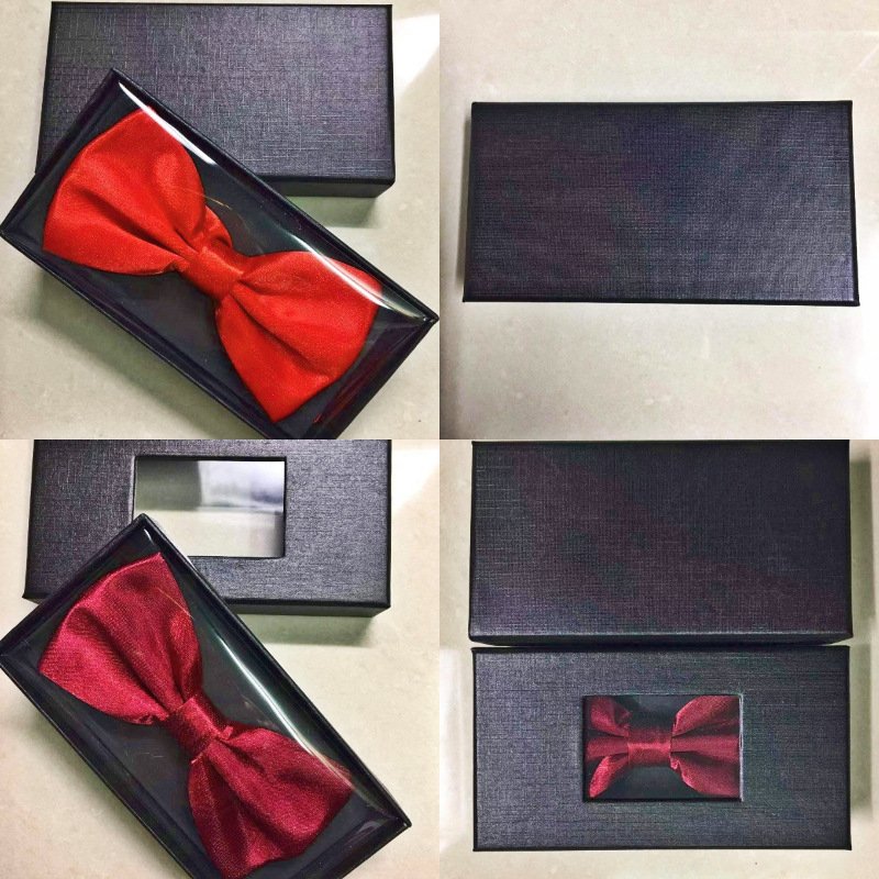 Wholesale Fashion Bow ties Mens Adjustable Solid Bowties Wedding Party Bow Tie For Men