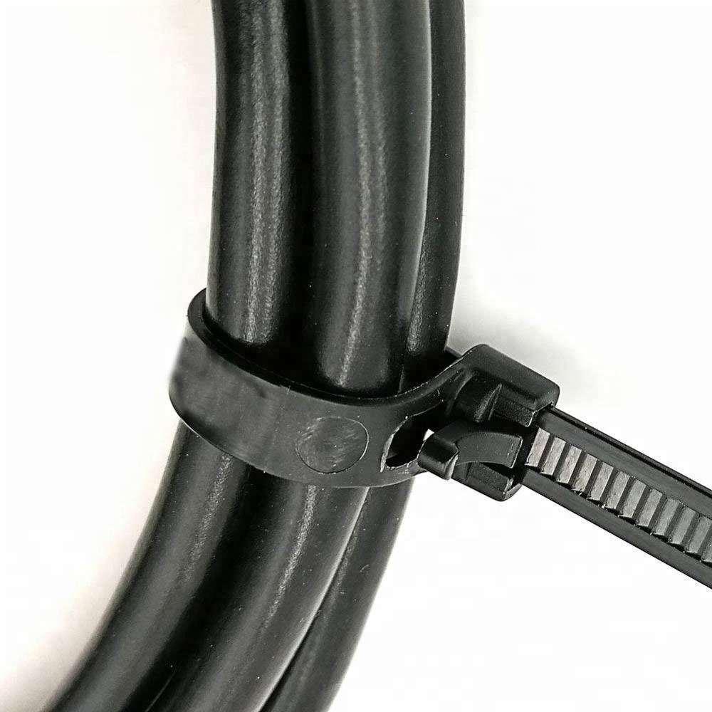11.8" color retractable plastic flexible adjustable security nylon cable tie