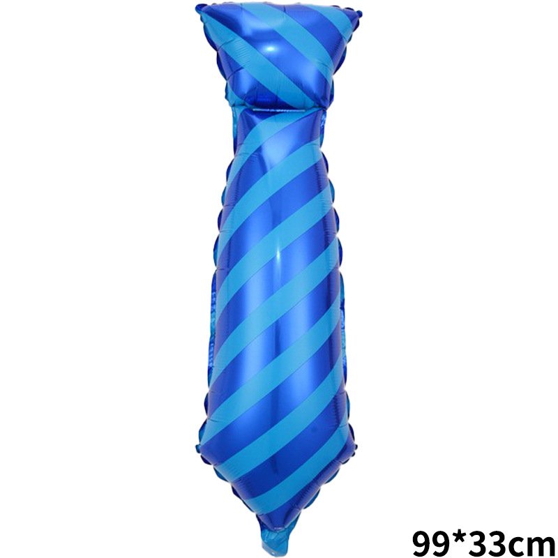 18 Inch Father's Day Gift For Dad Decoration Foil Balloon Cartoon Mustache Tie Best Dad Balloon