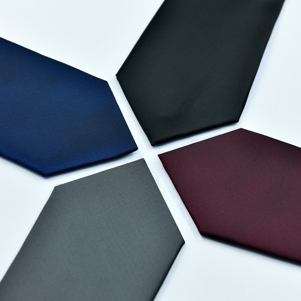 New classic business wedding groom 8cm solid color handmade neck tie for men suit