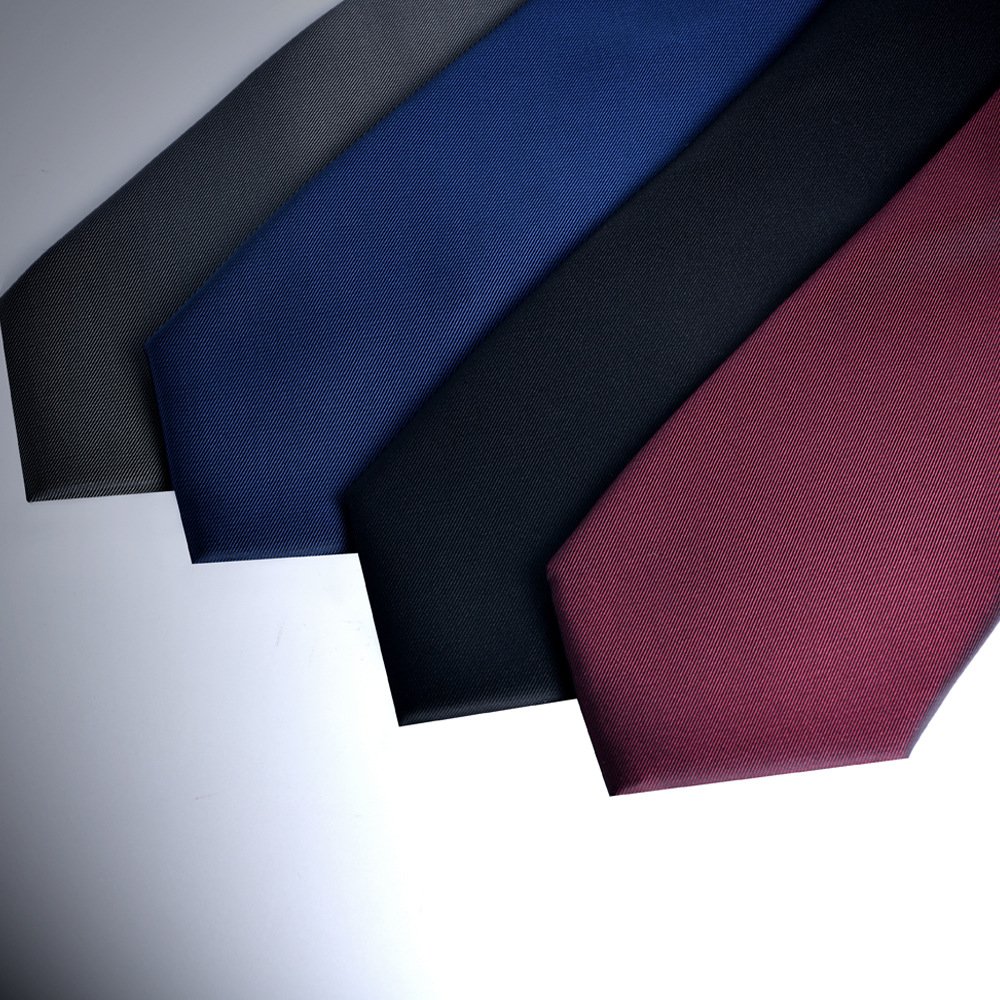 New classic business wedding groom 8cm solid color handmade neck tie for men suit