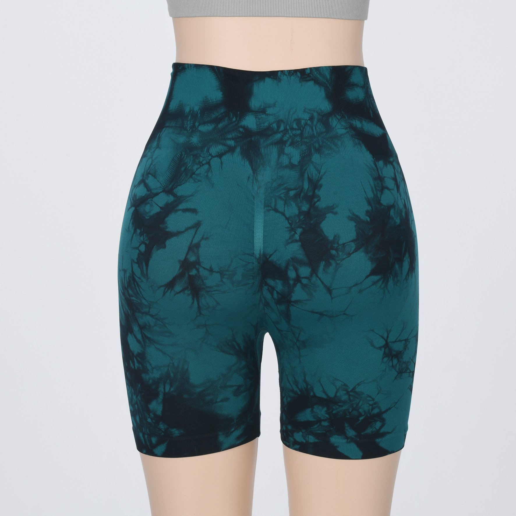 Hot Sale Running Shapers Gym shorts Tie Dye Seamless Biker Shorts Workout Butt Lifting High Waist Women Gym Sports Shorts