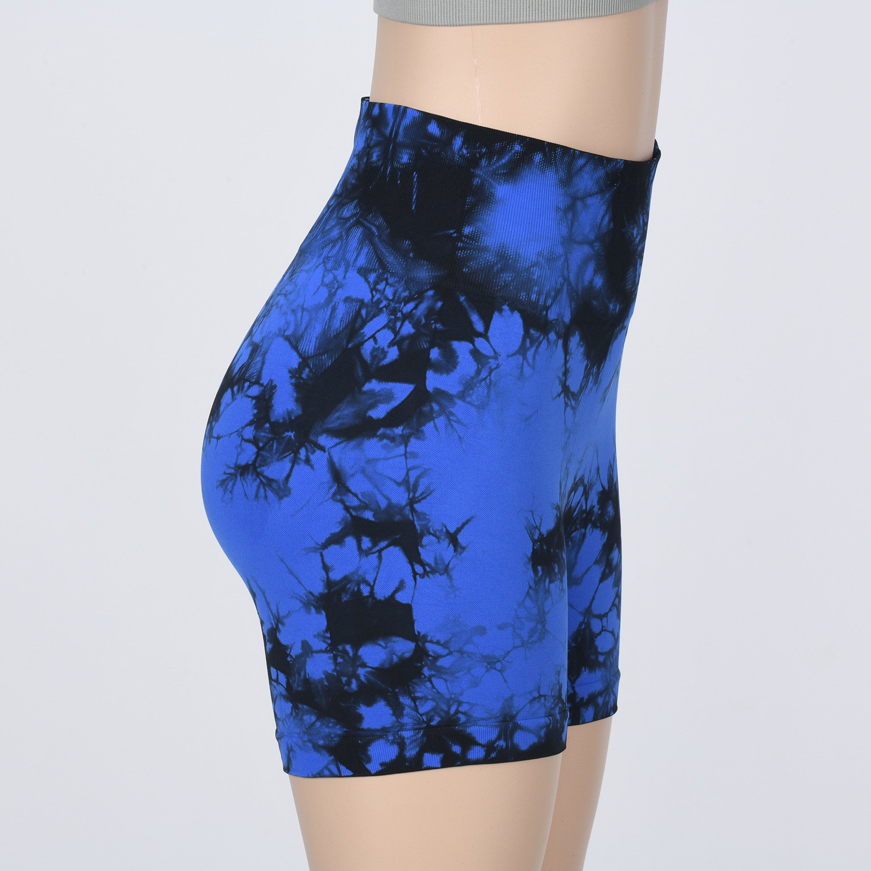 Hot Sale Running Shapers Gym shorts Tie Dye Seamless Biker Shorts Workout Butt Lifting High Waist Women Gym Sports Shorts