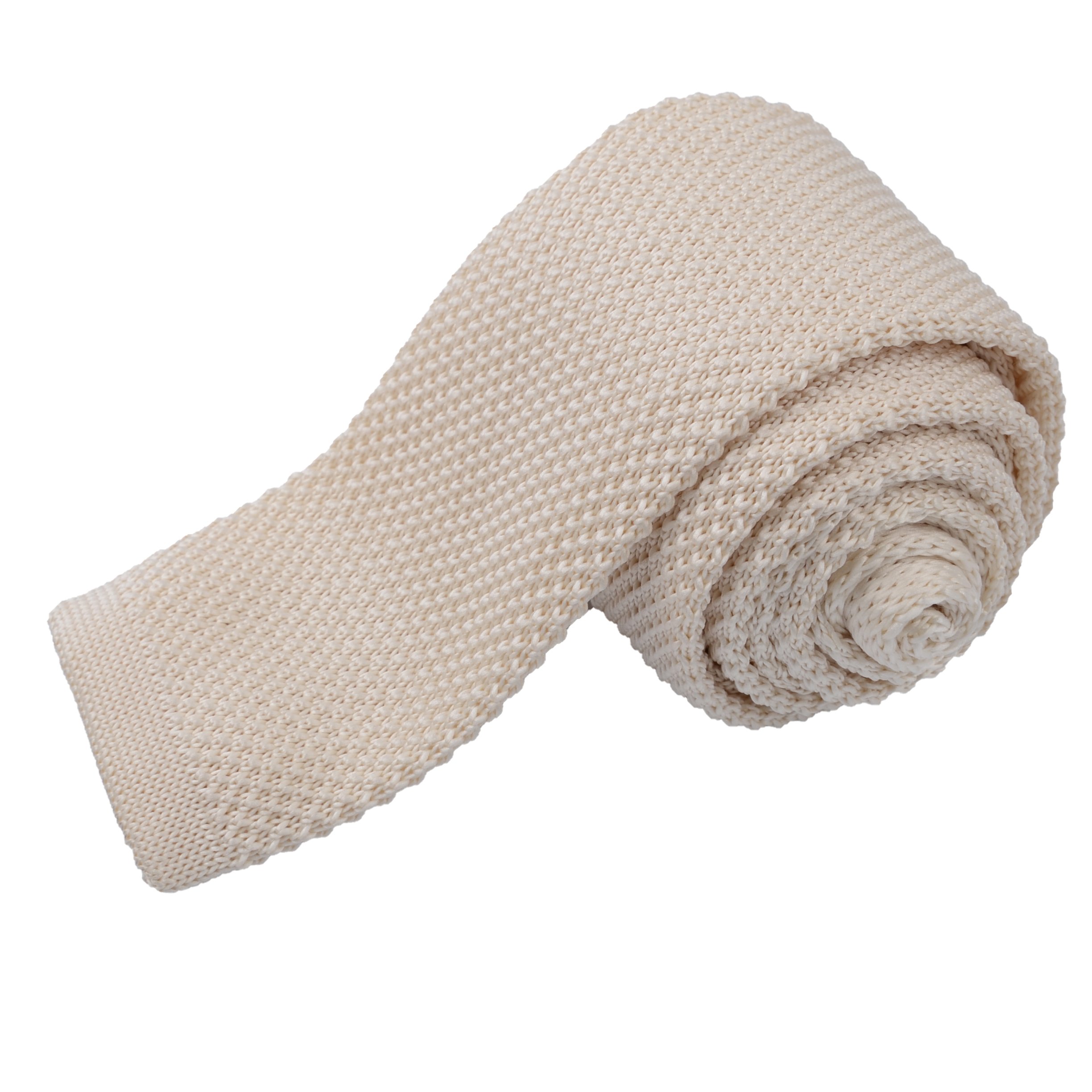 Hamocigia Factory China Supplier Custom Made Men Fashion Polyester Solid Color Plain Knitted Ties