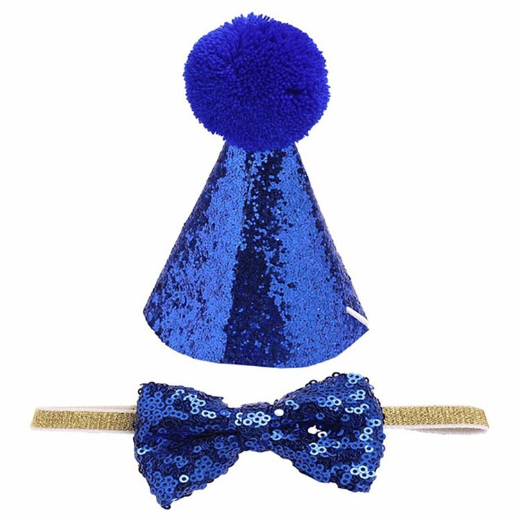 Summer Pet Birthday Suit for Cats Dogs Glitter Hat Bow Collar Printed Animal Holiday Decoration Accessory Made Polyester Cotton