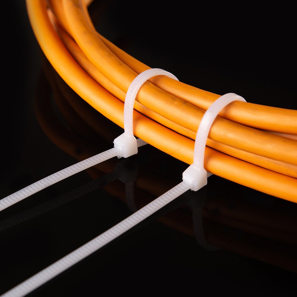 Custom Good Quality Self-Locking Wire Cable Zip Ties Manufacturer Strong Black Heavy Duty Pa66 Plastic Nylon Cable Ties