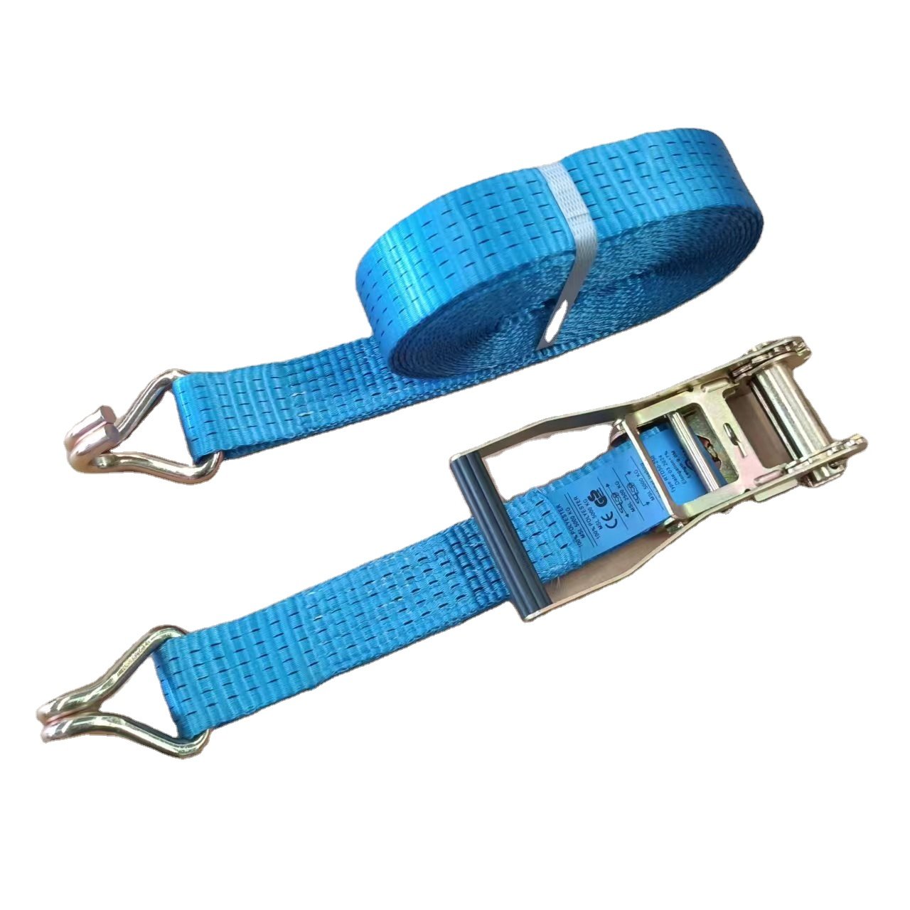 Wholesale Cargo Lashing Strap 2 inch 5 Ton 10M Ratchet Straps Heavy Duty truck tie down straps container belt