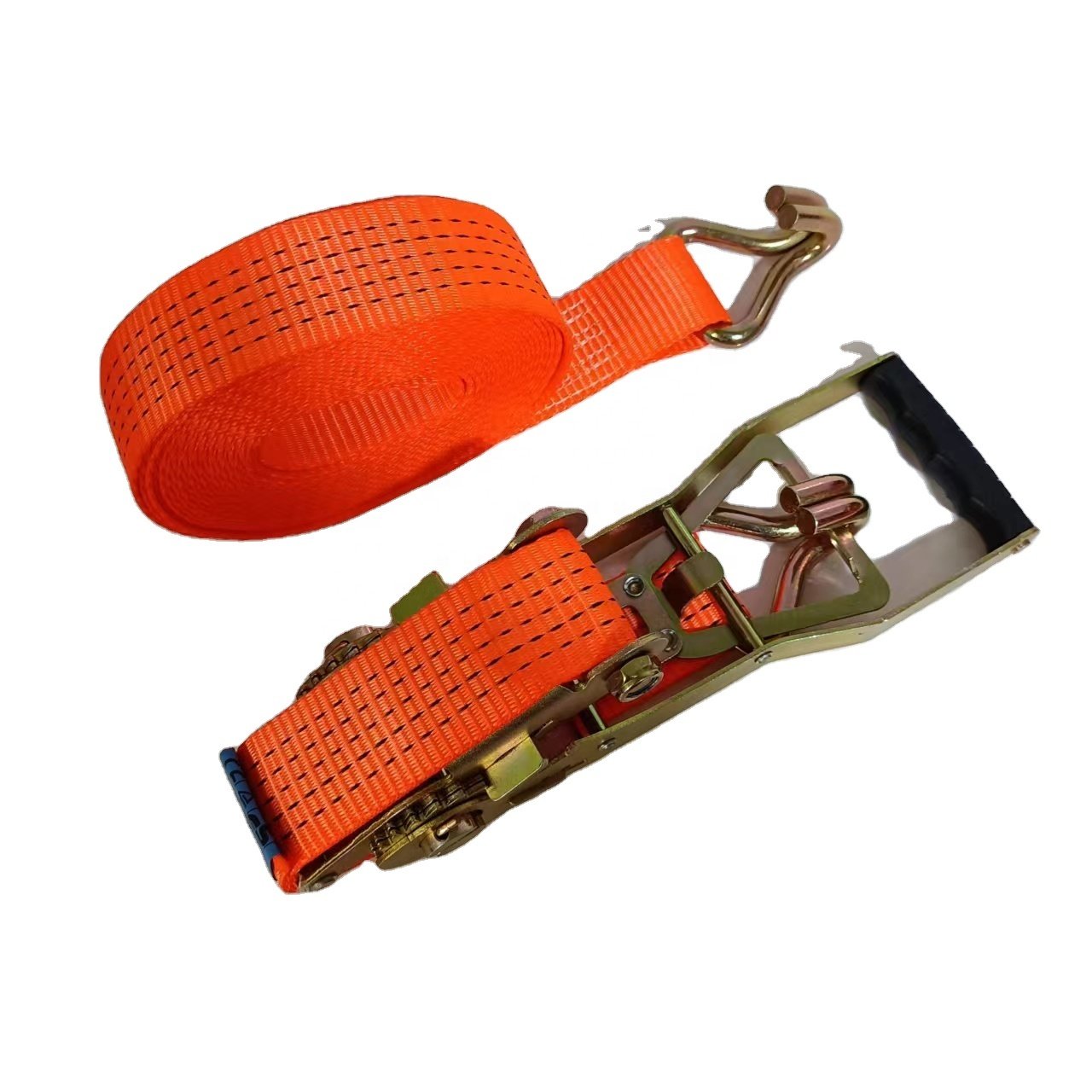 Wholesale Cargo Lashing Strap 2 inch 5 Ton 10M Ratchet Straps Heavy Duty truck tie down straps container belt