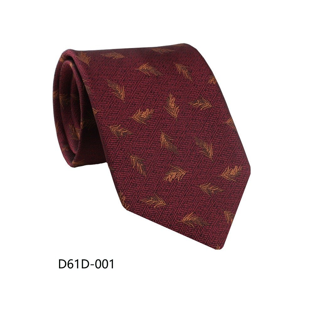 Fashion Men's Polyester Printed Neck Tie White In Good Quality DIY Father's Day