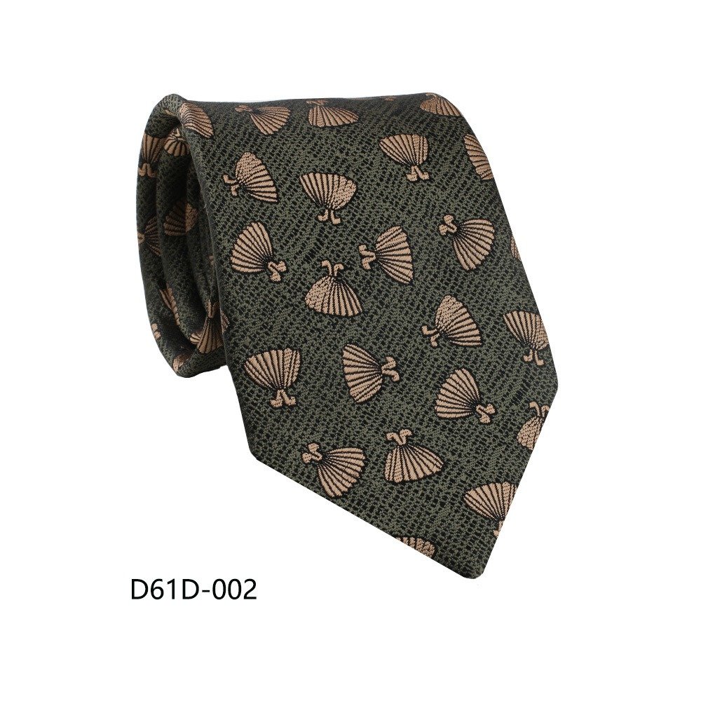 Fashion Men's Polyester Printed Neck Tie White In Good Quality DIY Father's Day