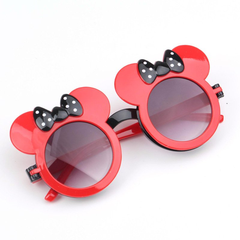Wholesale Children's Bow Flip Sunglasses Cartoon Cute Photo Concave Shape Girl Sunglasses