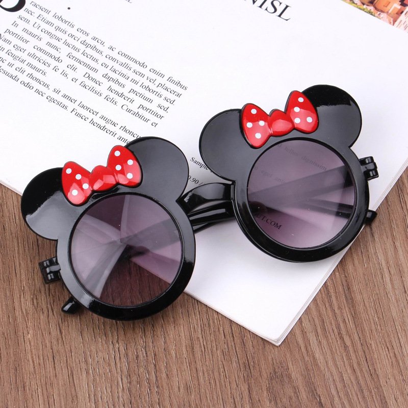 Wholesale Children's Bow Flip Sunglasses Cartoon Cute Photo Concave Shape Girl Sunglasses