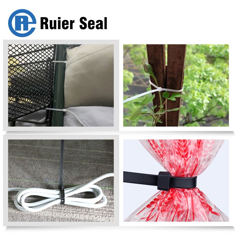RECT108 nylon cable tie black cable ties nylon66 small cable tie