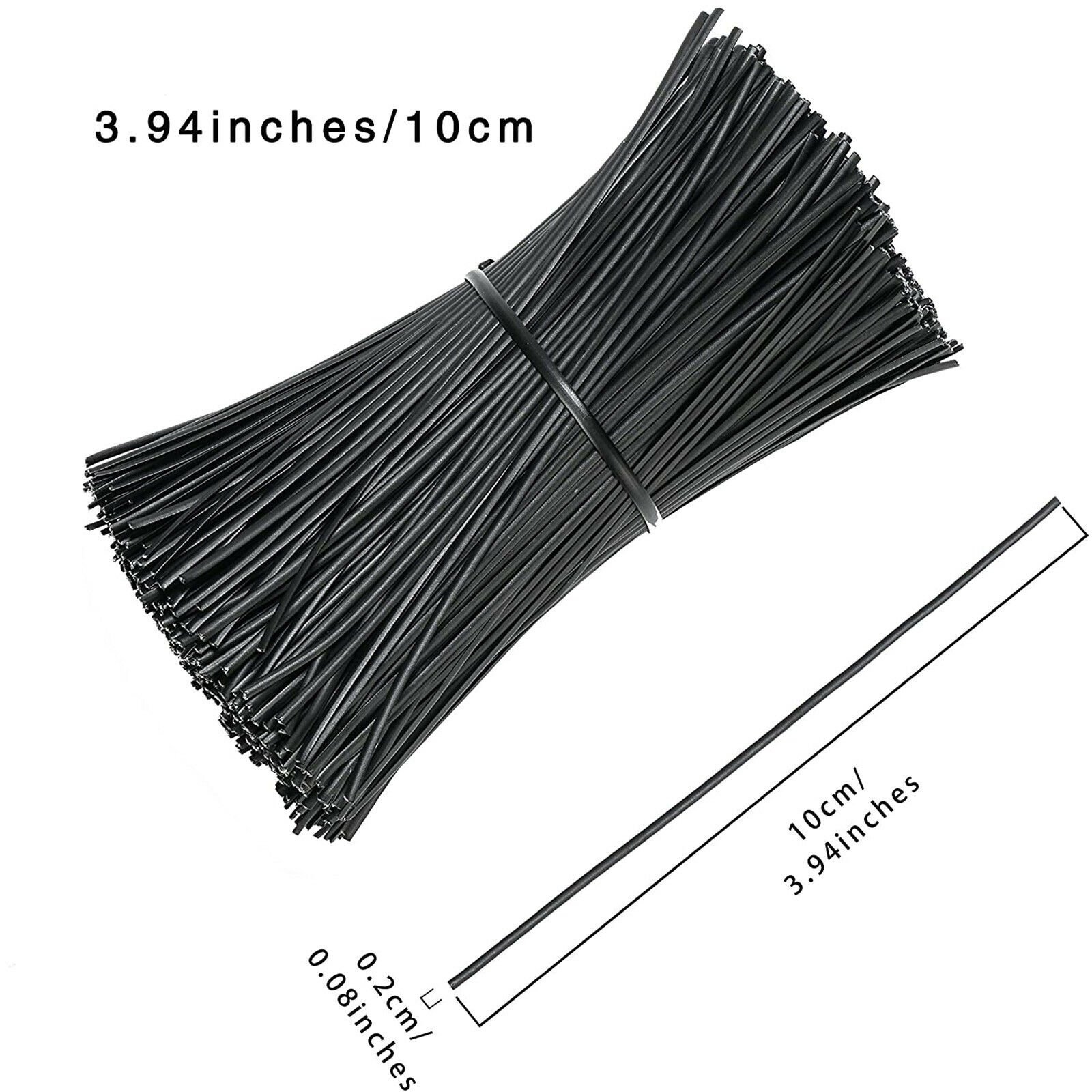 Pack Of 1000 Metallic Twist Ties Plastic Cable Cord Ties Reusable Packaging Wire