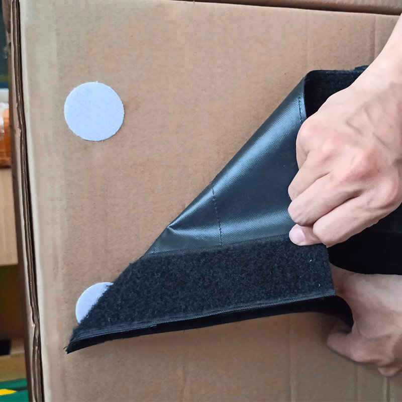 Oxford Fabric Elastic Cargo Pallet Straps Durable and Reusable Warehouse Binding Bands Nylon Hook and Loop Pallet Cover Ties