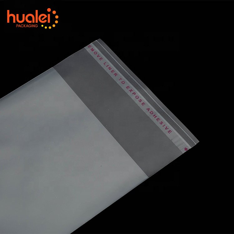 2025 Custom Recycled Eco-Friendly Self Adhesive Seal Fashion Accessories Hair Ties Transparent Opp BOPP Bag With Header