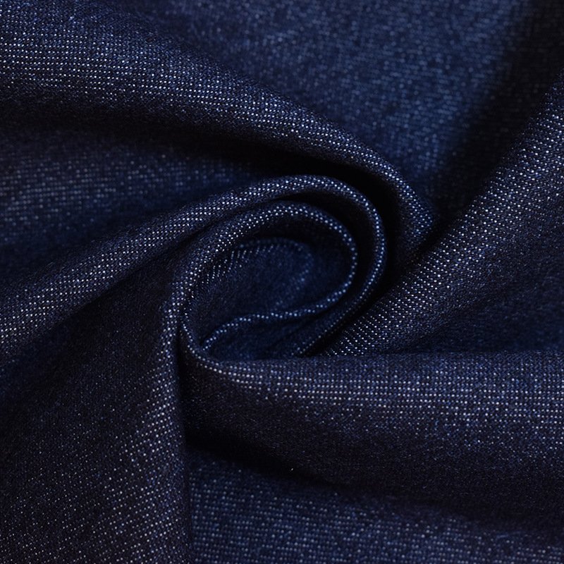 Twill woven 10S 9oz 65% cotton 33% polyester 2% spandex elastic denim fabric for jeans
