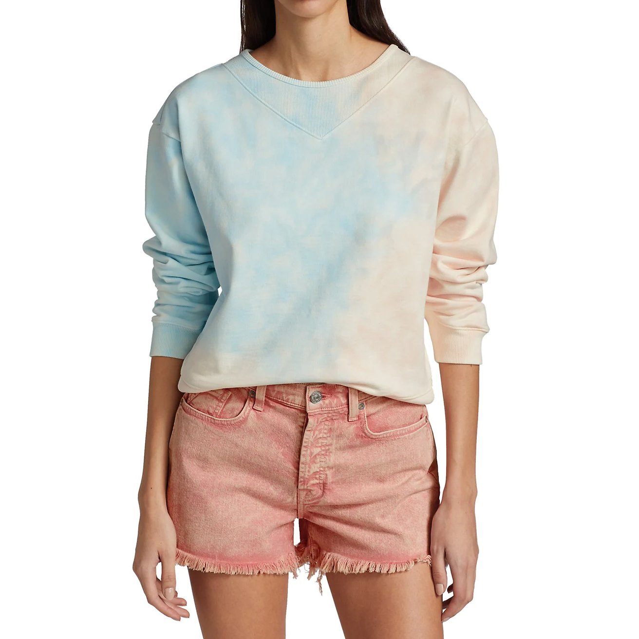 New Custom Made Women Running Wear Comfortable Top Quality Best Tie Dye Sweatshirts For Women