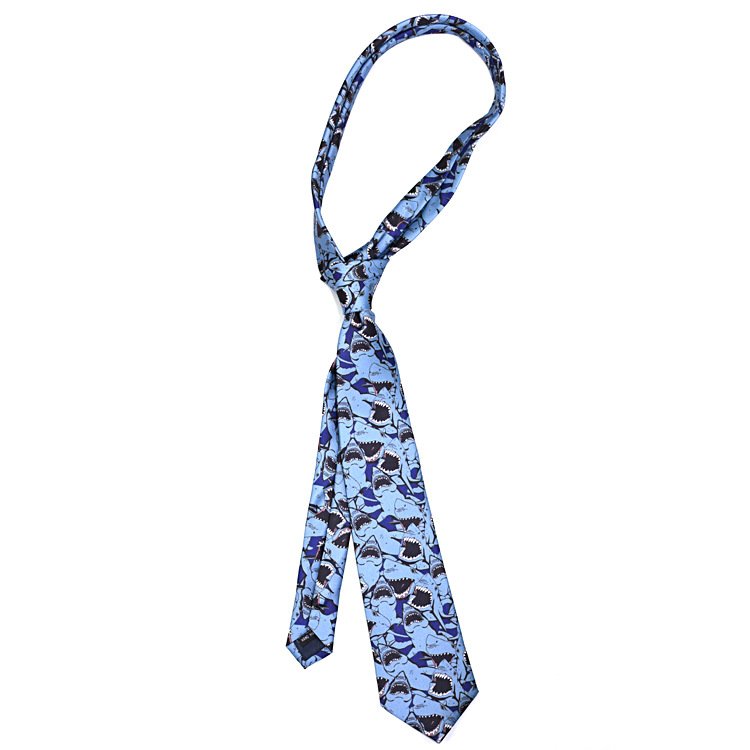 NO MOQ Custom Digital Printing Novelty Polyester Tie Logo Printed Ties Men Available Neckties