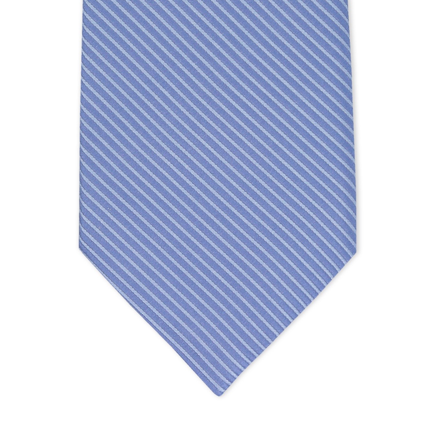 Made in Italy 100% Silk Ties Como Sky Blue - 148 cm Length Jacquard Weaves - Optimal for Formal Affairs