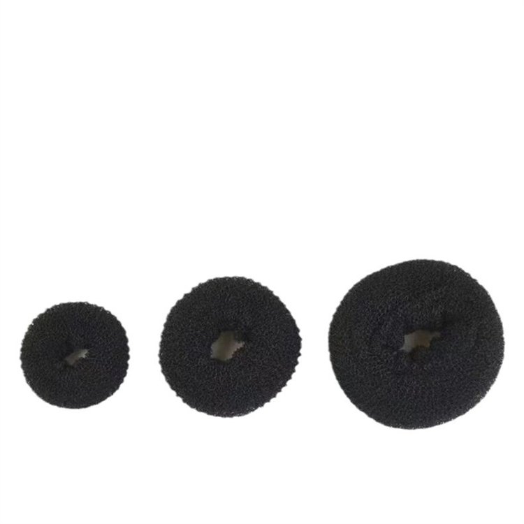 Fashion Salon DIY Wholesale Nylon Hair Donut Bun 6cm 8cm 10cm Hair Donut Bun in Stock