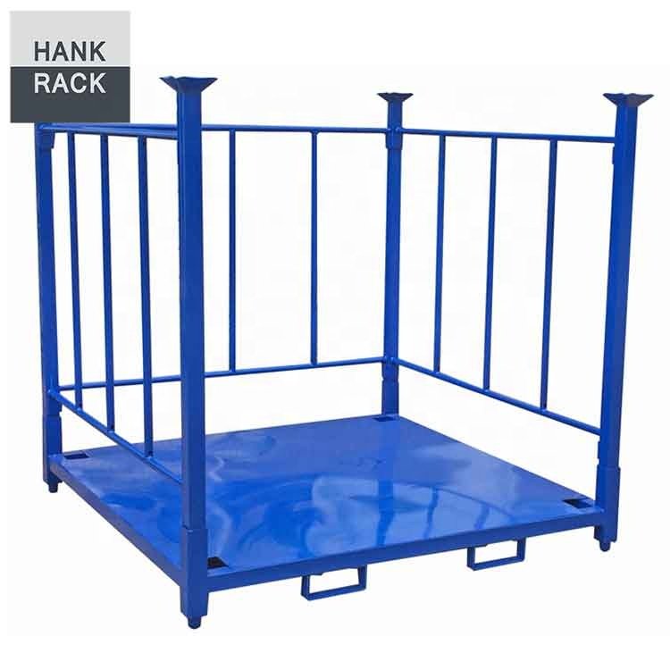 72in Truck Tire Detachable Foldable Stacking Rack Tire Storage Shelving With Steel Sheet Base and Tie Bar