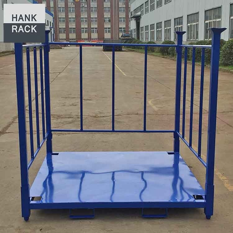 72in Truck Tire Detachable Foldable Stacking Rack Tire Storage Shelving With Steel Sheet Base and Tie Bar