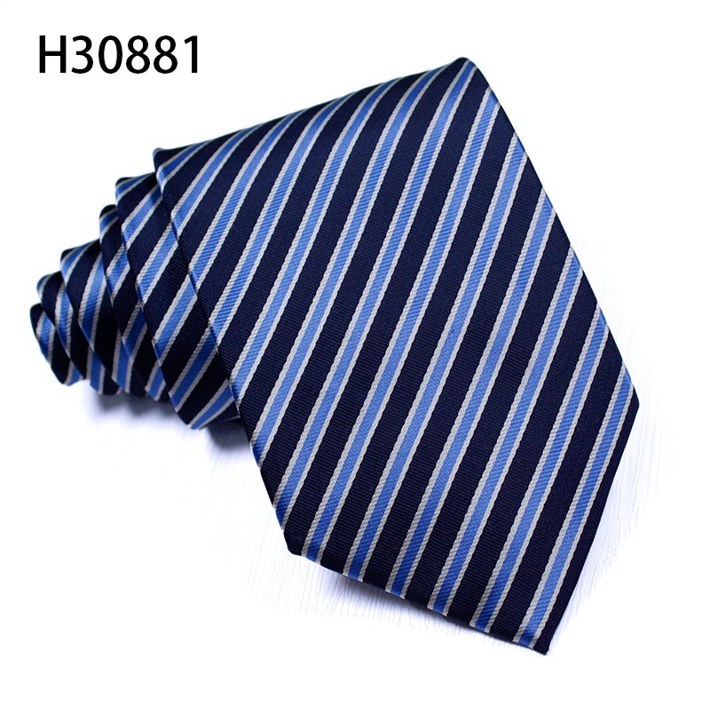 Stripe Fashion Polyester Online Necktie Business Slim Custom Woven Microfiber Skinny Men Ties