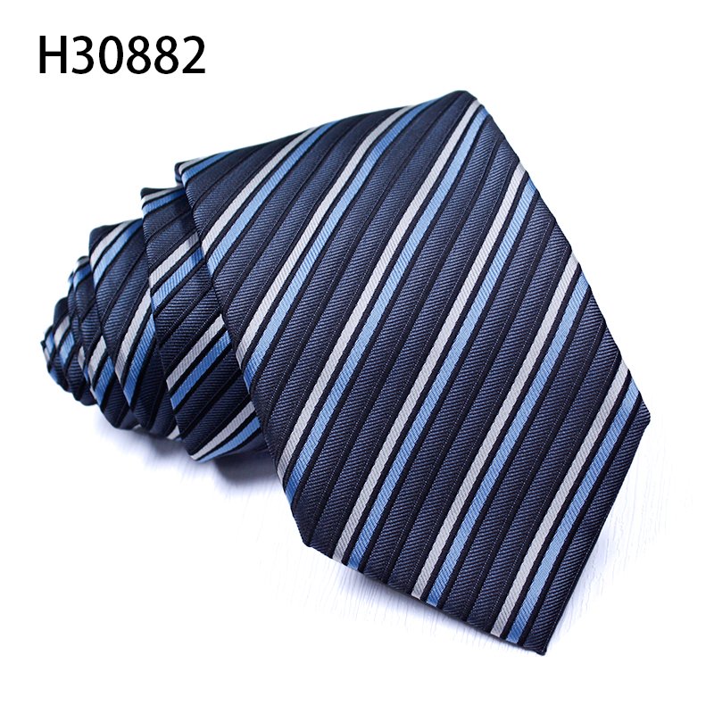Stripe Fashion Polyester Online Necktie Business Slim Custom Woven Microfiber Skinny Men Ties