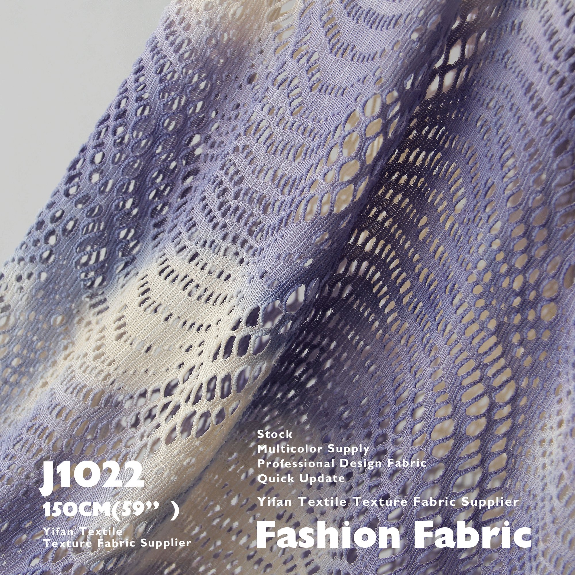 High Quality Hot Selling Hollow Out Tie-dye Printed Fabric Spandex Polyester Jacquard Dress Knitting Fabric For Swimsuit