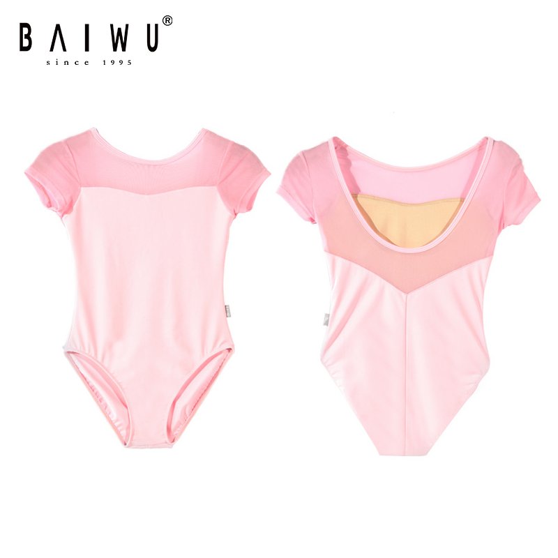 121141023 Baiwu OEM ODM Fashion Dancewear Women Girls Gyminastics Ballet Leotard