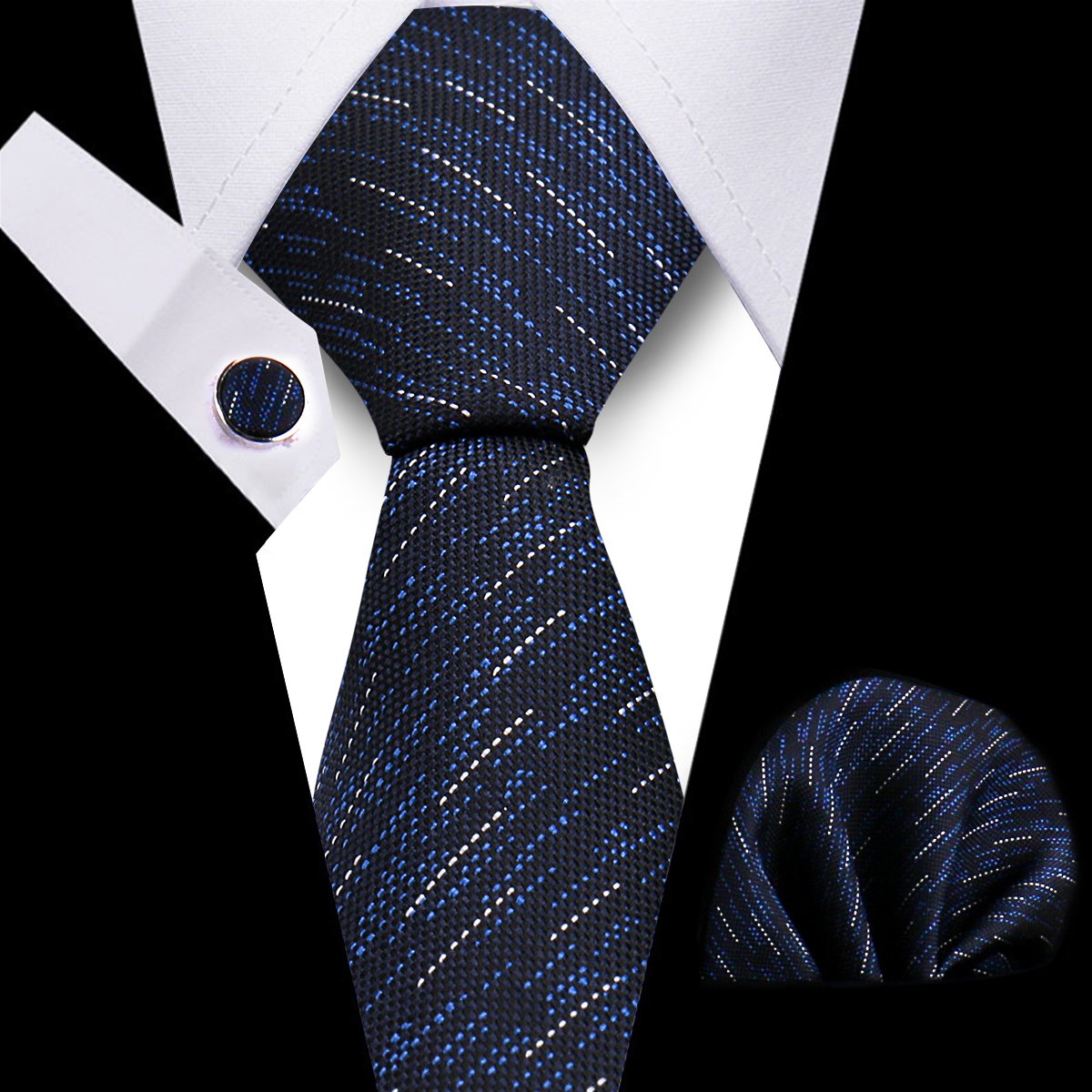 Wholesale Paisley Green Polyester Neck Tie Business Neckties For Men Silk Ties With Handkerchiefs