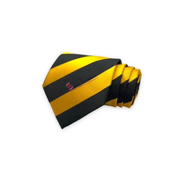 Woven Polyester Stripe Necktie