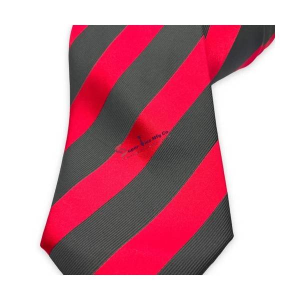 Woven Polyester Stripe Necktie