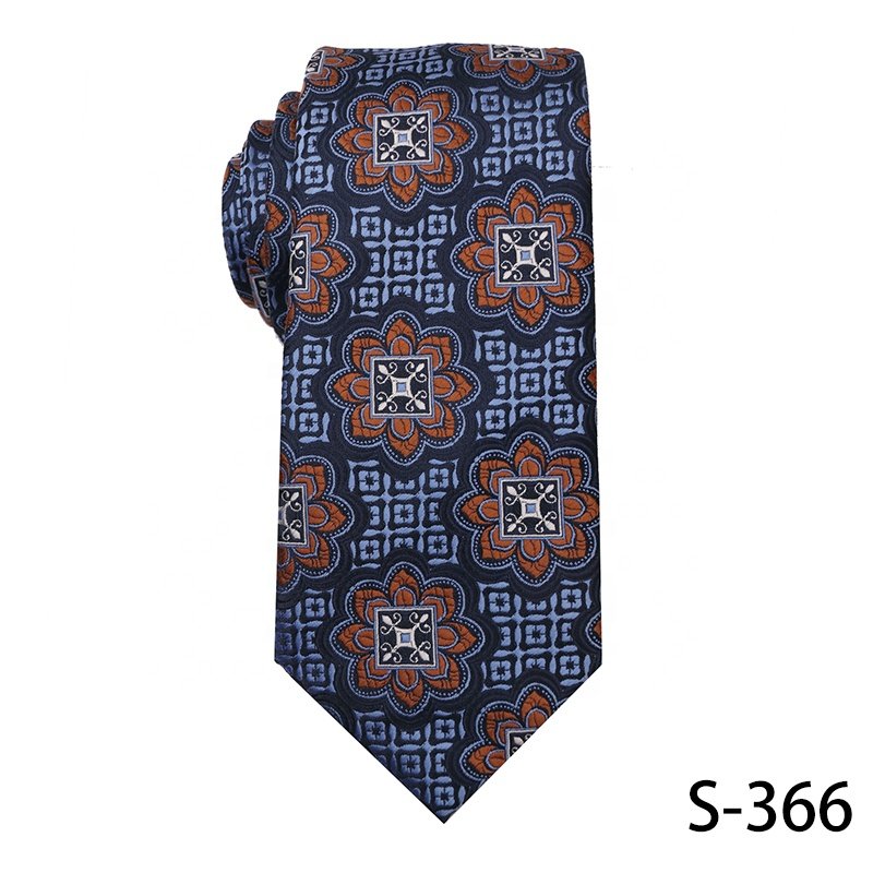 OEM Plaid Brand Necktie Dark Blue Young People's Necktie 100% Polyester Classic Stripe Design Neckties For Men